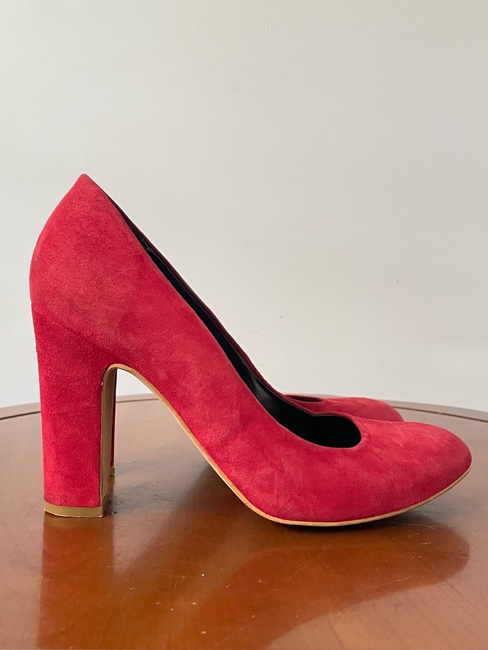 Dune London Red Suede Pumps | EU 39